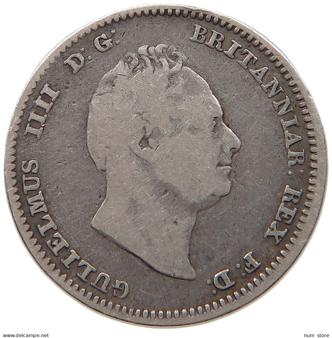 GREAT BRITAIN THREEPENCE 3 PENCE 1831 WILLIAM IV. (1830-1837) #t021 0115 - F. 3 Pence