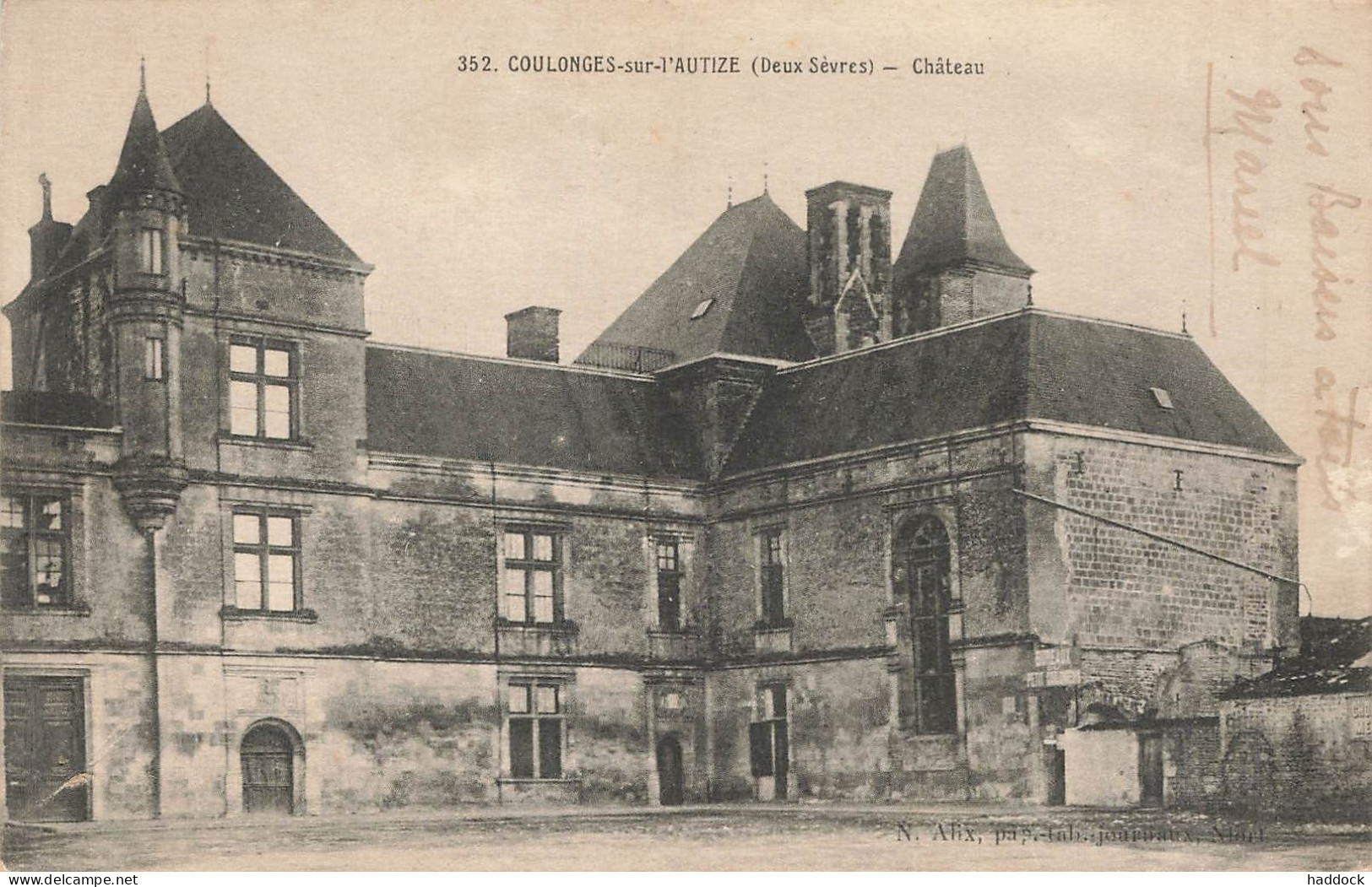 COULONGES SUR L'AUTIZE : CHATEAU - Coulonges-sur-l'Autize