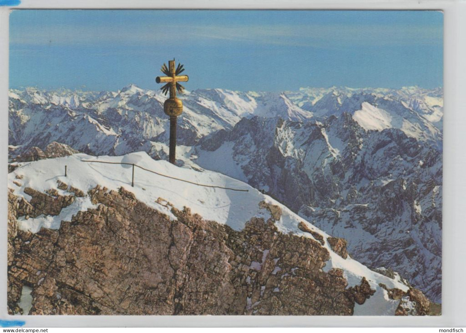 Zugspitze - Gipfel - Blick Auf Wetterstein Und Karwendelgebirge - Zugspitze