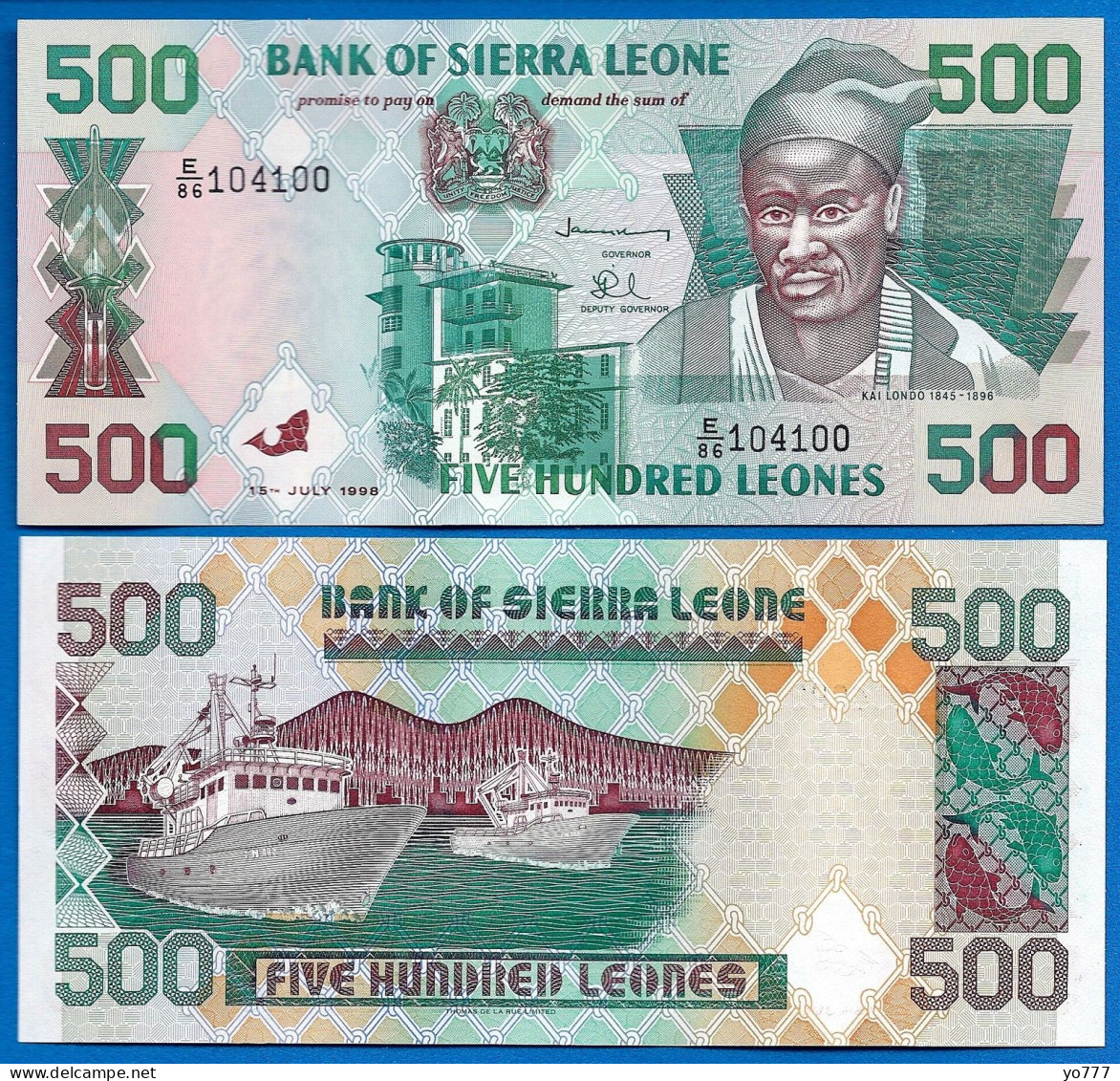 PM SIERRA LEONE PAPER MONEY P-23 UNC - Sierra Leona