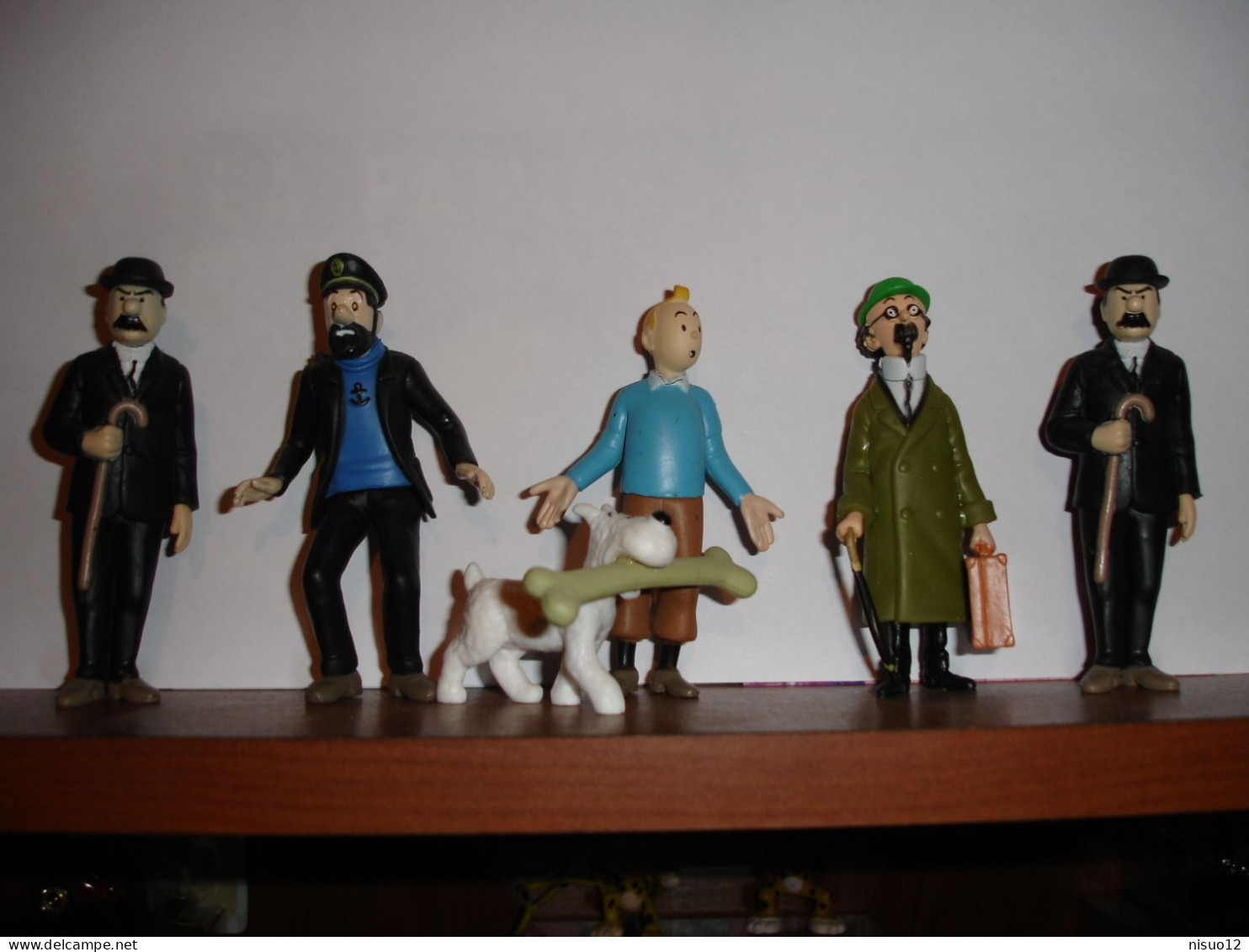 Lot De 6 Figurines De Tintin En Parfait état. Hauteur Environ 8 Cm Sauf Milou. - Tintin