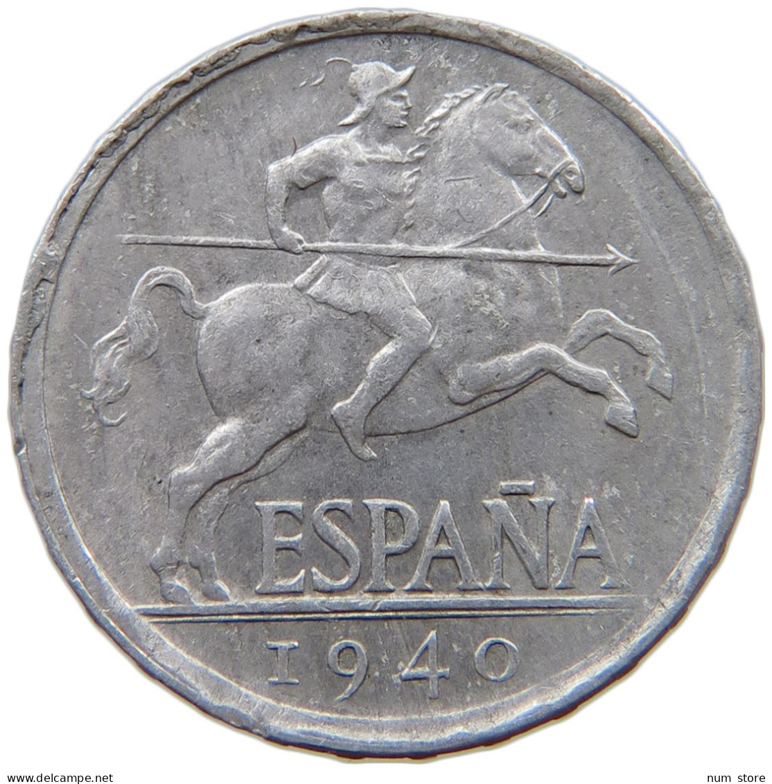 SPAIN 5 CENTIMOS 1940 Alfonso XIII. (1886–1941) #a076 0467 - Altri & Non Classificati