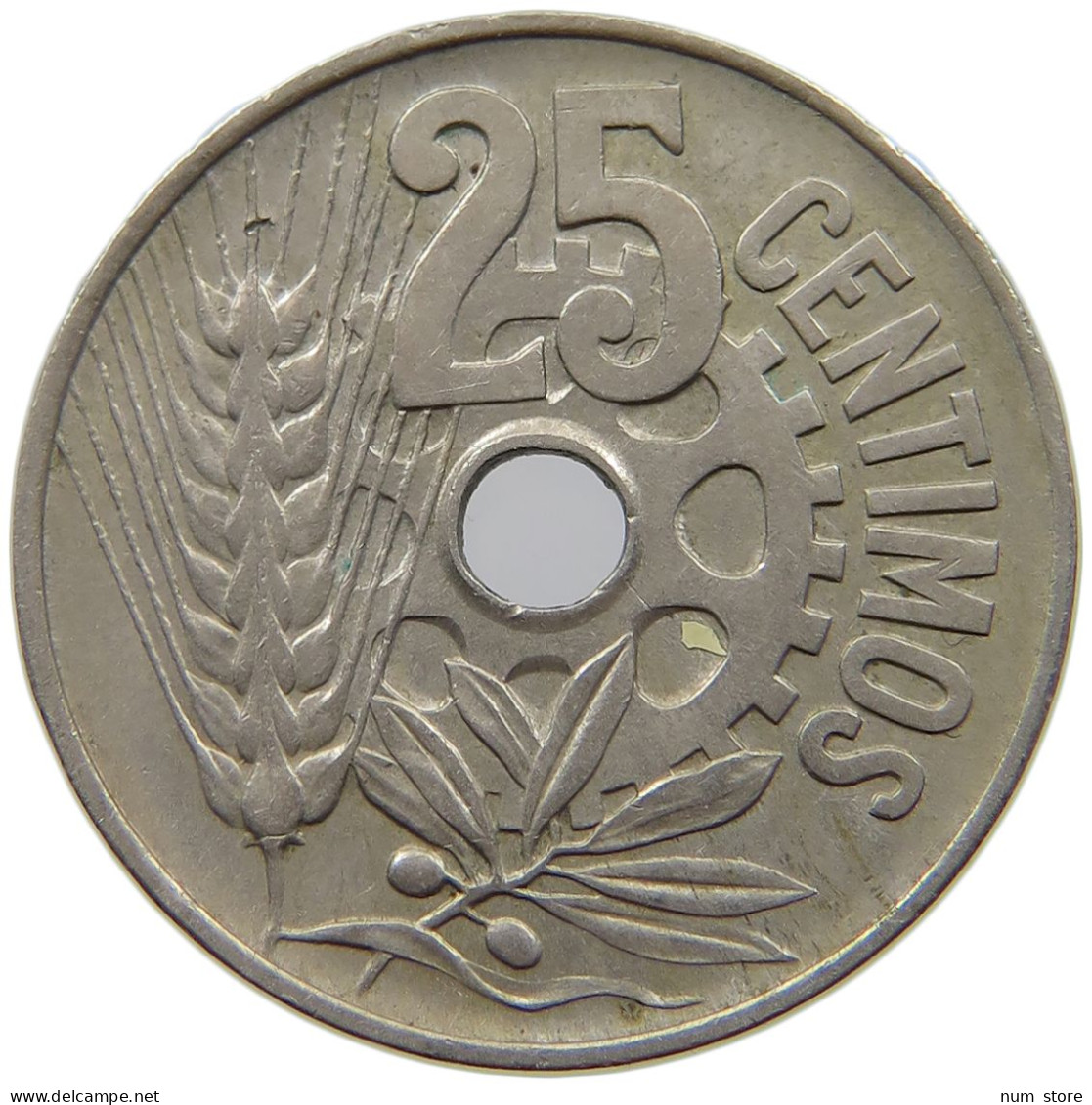 SPAIN 25 CENTIMOS 1934 Alfonso XIII. (1886–1941) #a089 0471 - 25 Céntimos