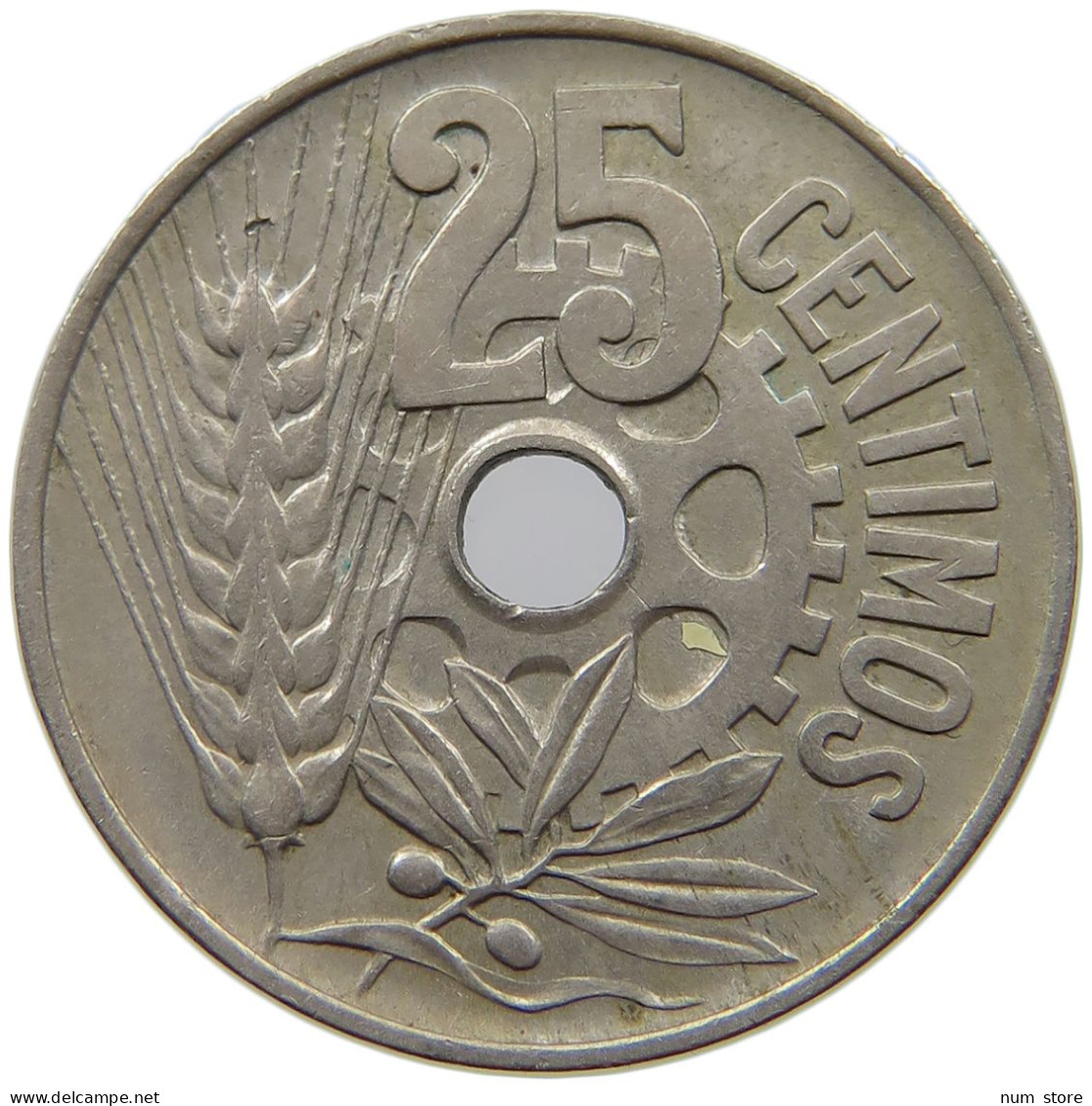 SPAIN 25 CENTIMOS 1934 Alfonso XIII. (1886–1941) #a089 0471 - 25 Centiemos