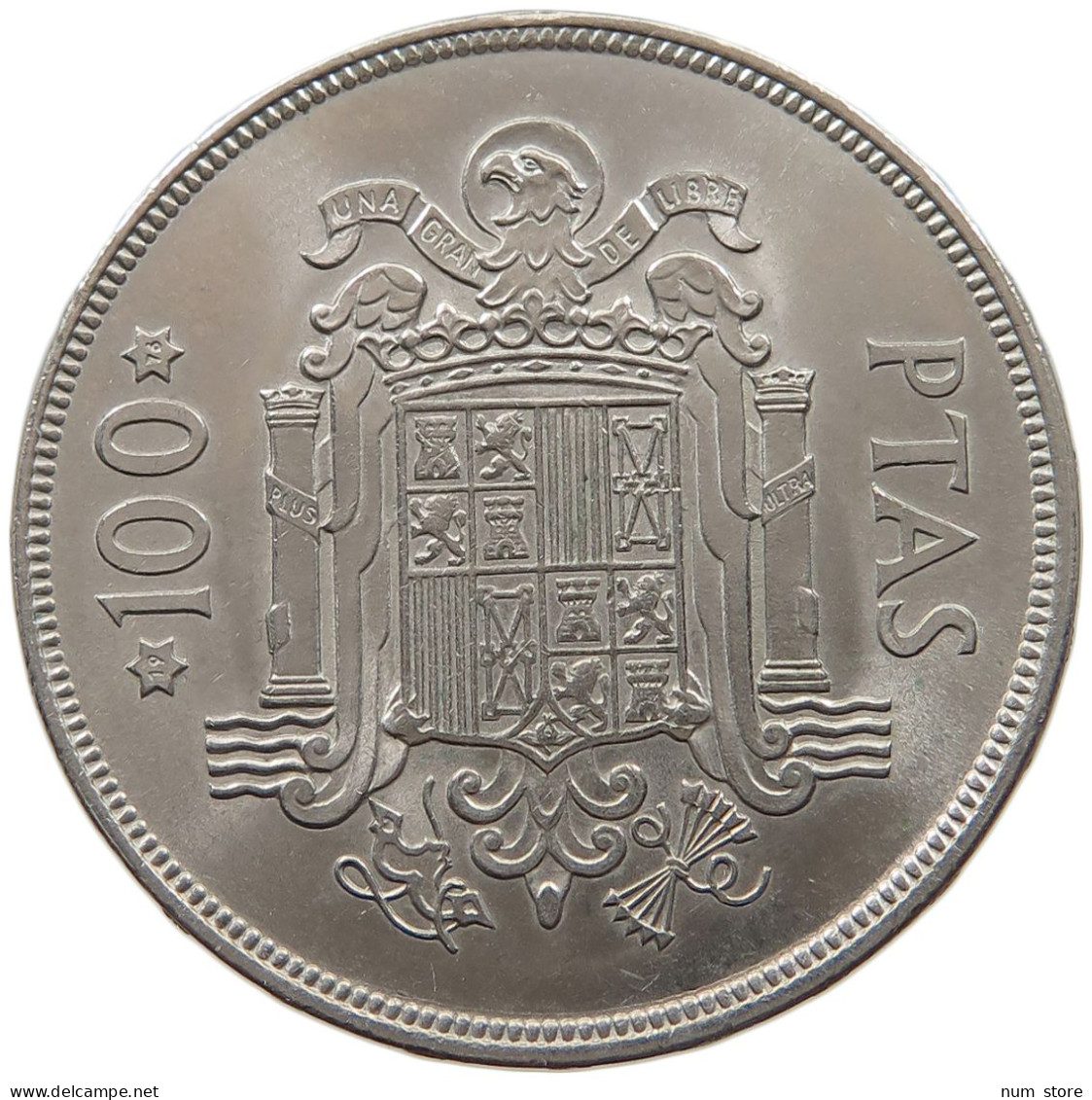 SPAIN 100 PESETAS 1975 76 Juan Carlos I. 1975-2014 #c077 0201 - 100 Pesetas