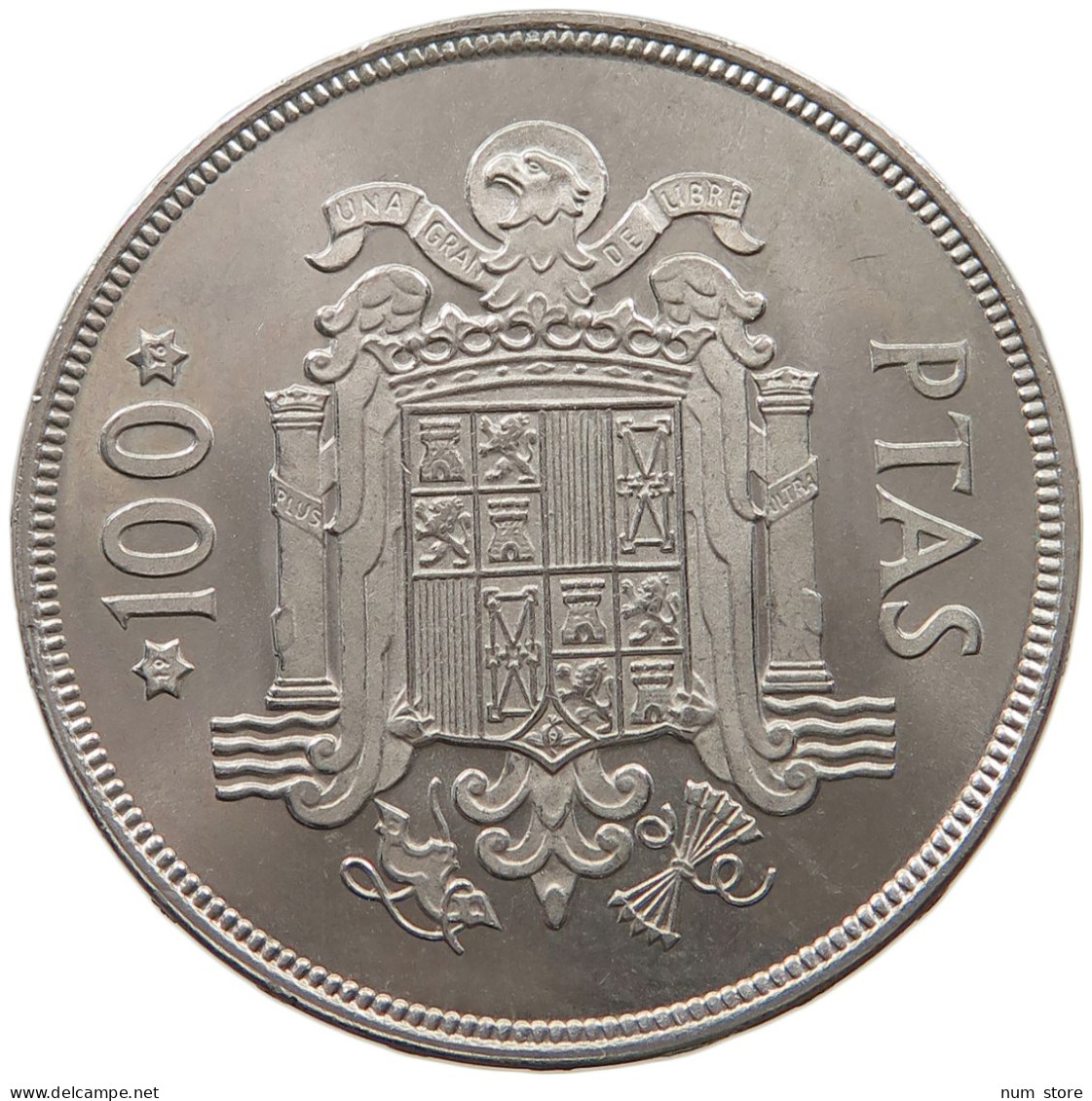 SPAIN 100 PESETAS 1975 76 Juan Carlos I. 1975-2014 #a042 0331 - 100 Peseta