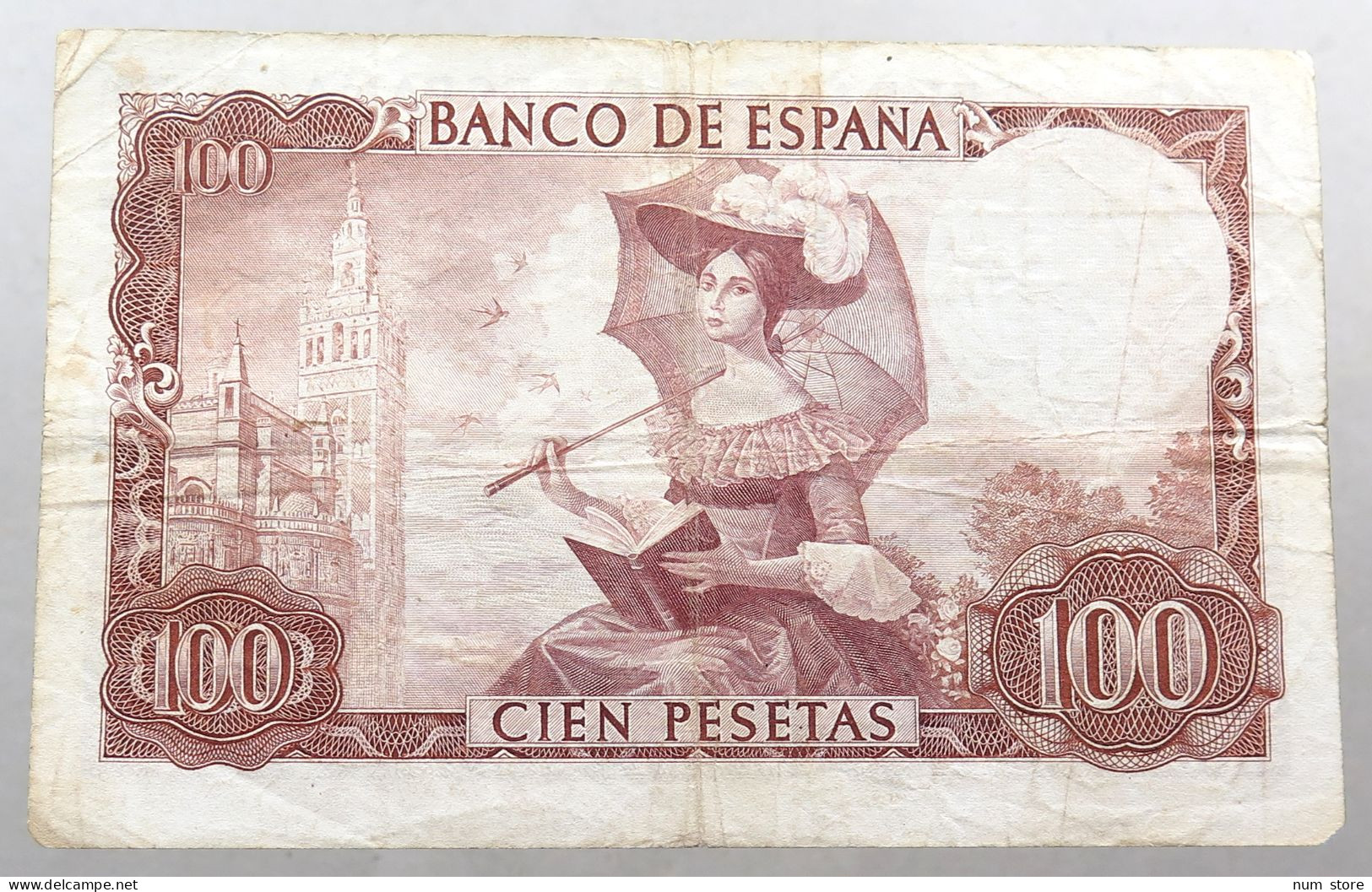SPAIN 100 PESETAS 1965  #alb052 0263 - 100 Pesetas