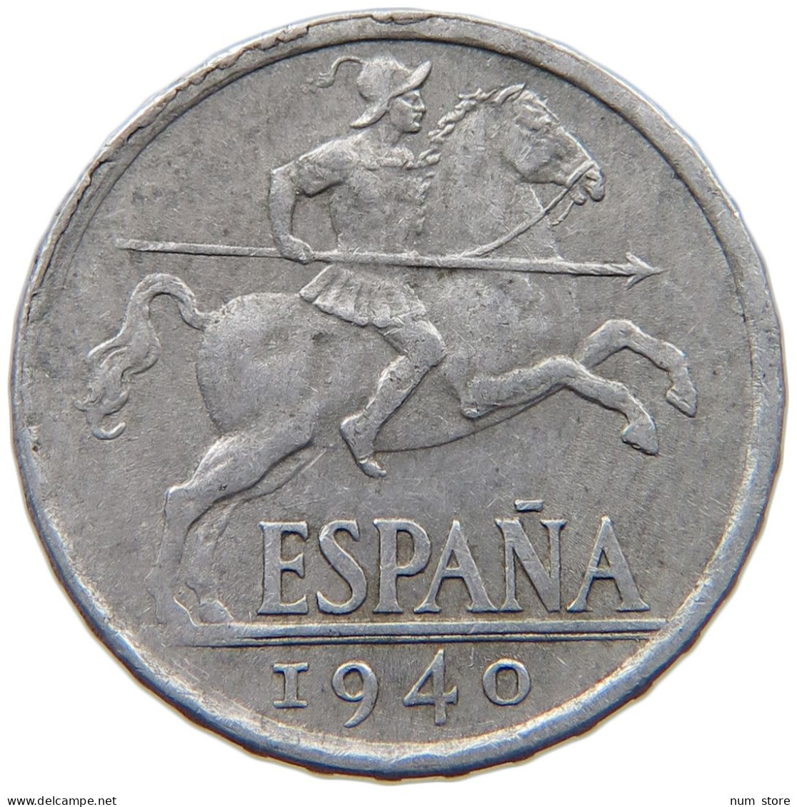 SPAIN 10 CENTIMOS 1940 Alfonso XIII. (1886–1941) #c029 0509 - 10 Céntimos