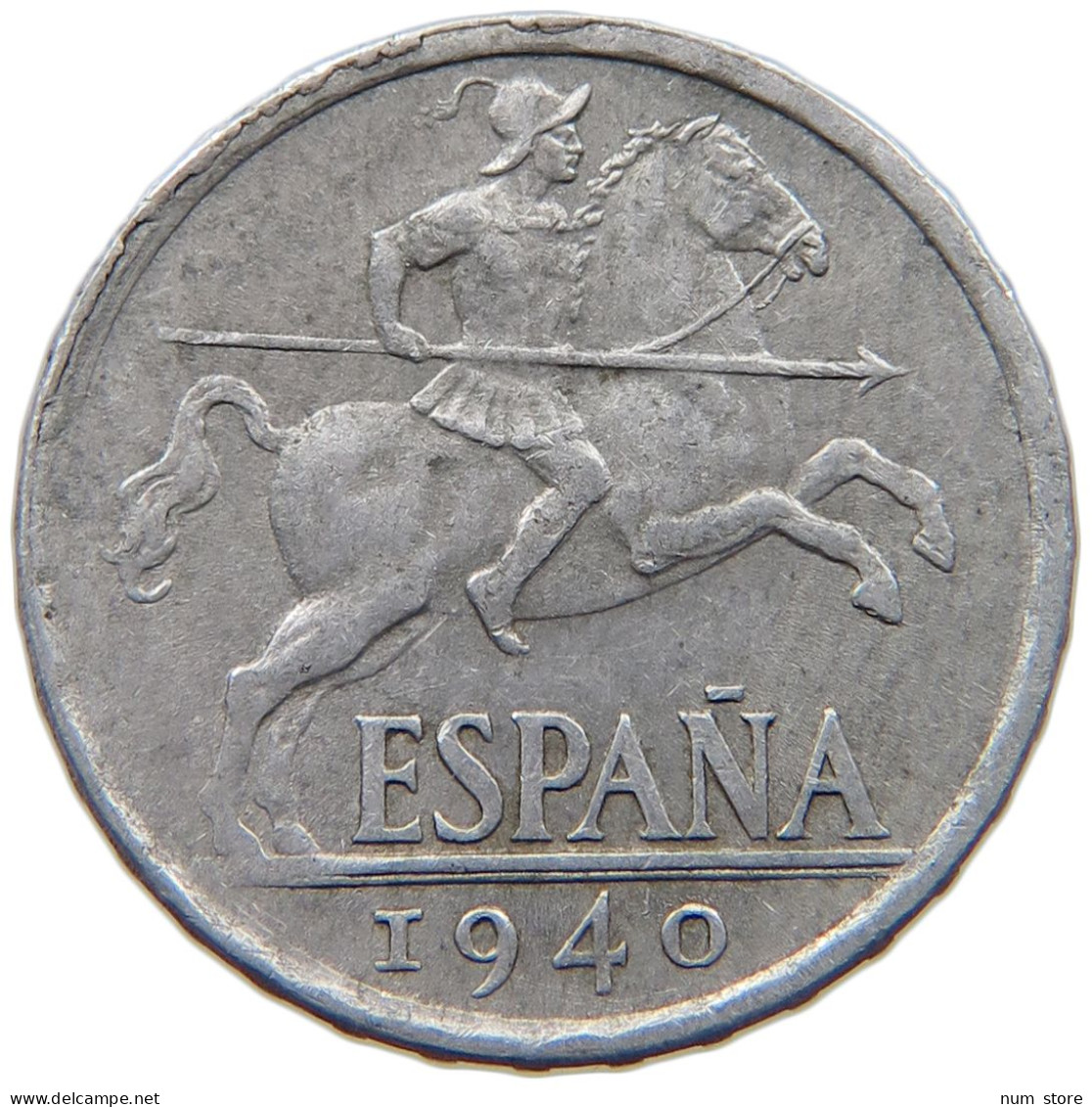 SPAIN 10 CENTIMOS 1940 Alfonso XIII. (1886–1941) #c029 0509 - 10 Centesimi