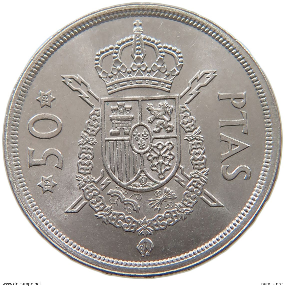 SPAIN 50 PESETAS 1975 78 Juan Carlos I. 1975-2014 #a042 0509 - 50 Pesetas