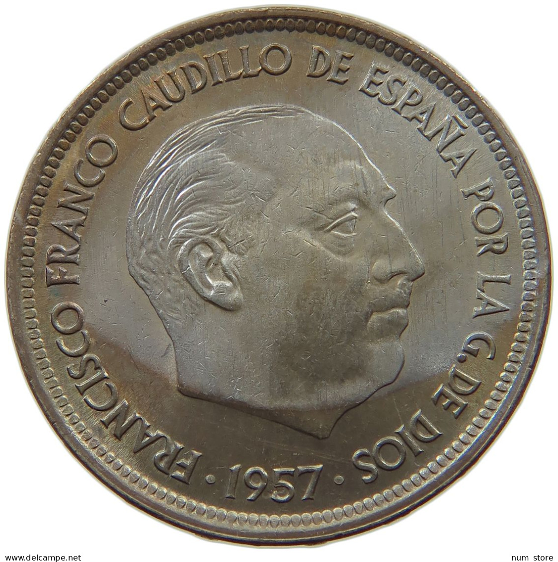 SPAIN 50 PESETAS 1957 58 Francisco Franco 1939-1975 #s070 0129 - 50 Pesetas