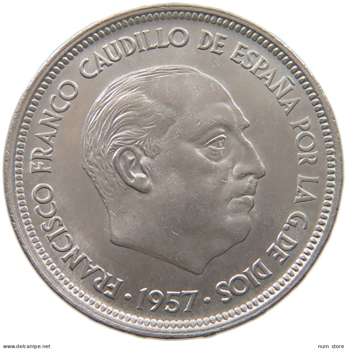 SPAIN 50 PESETAS 1957 60 Francisco Franco 1939-1975 #a042 0479 - 50 Peseta