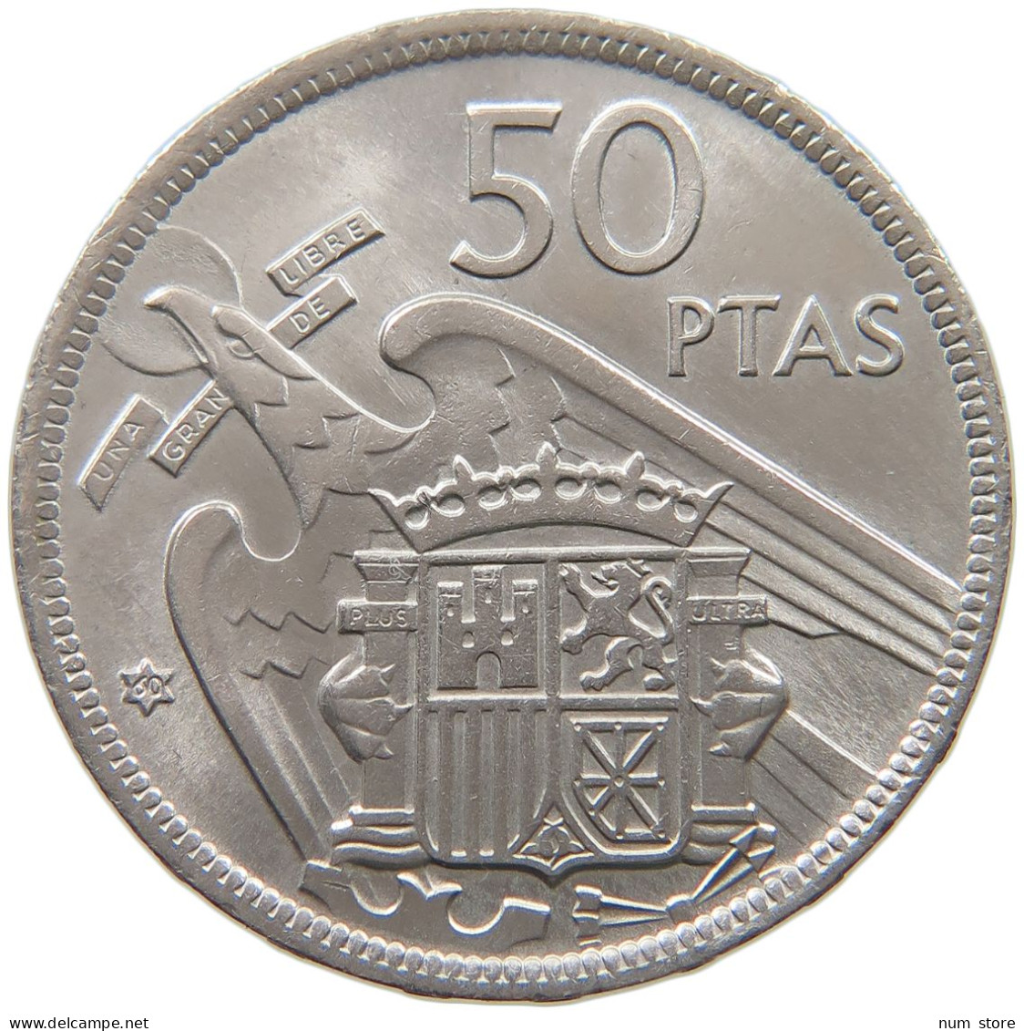 SPAIN 50 PESETAS 1957 60 Francisco Franco 1939-1975 #a042 0479 - 50 Peseta