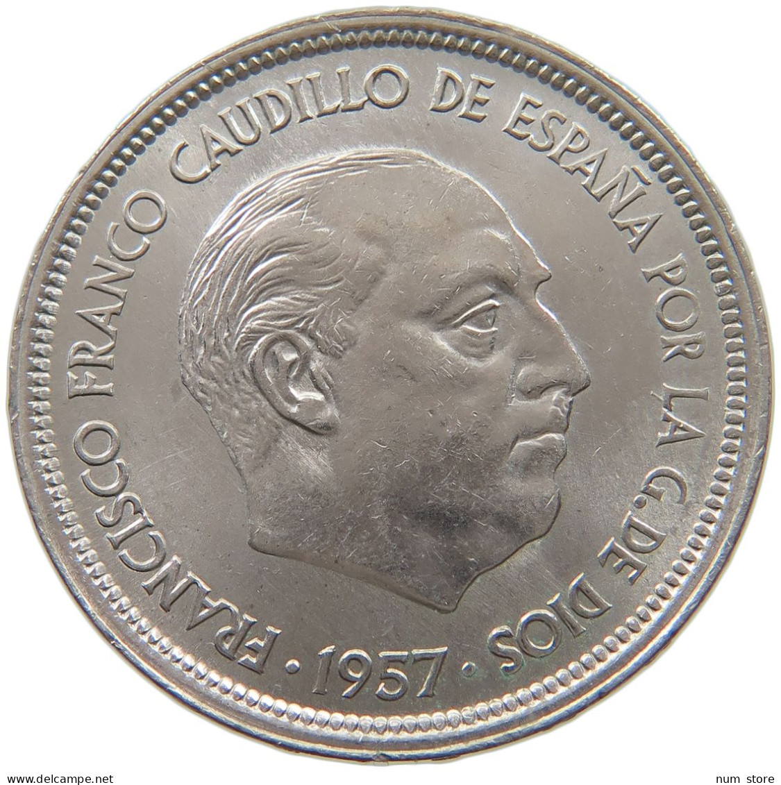 SPAIN 50 PESETAS 1957 60 Francisco Franco 1939-1975 #a042 0475 - 50 Peseta