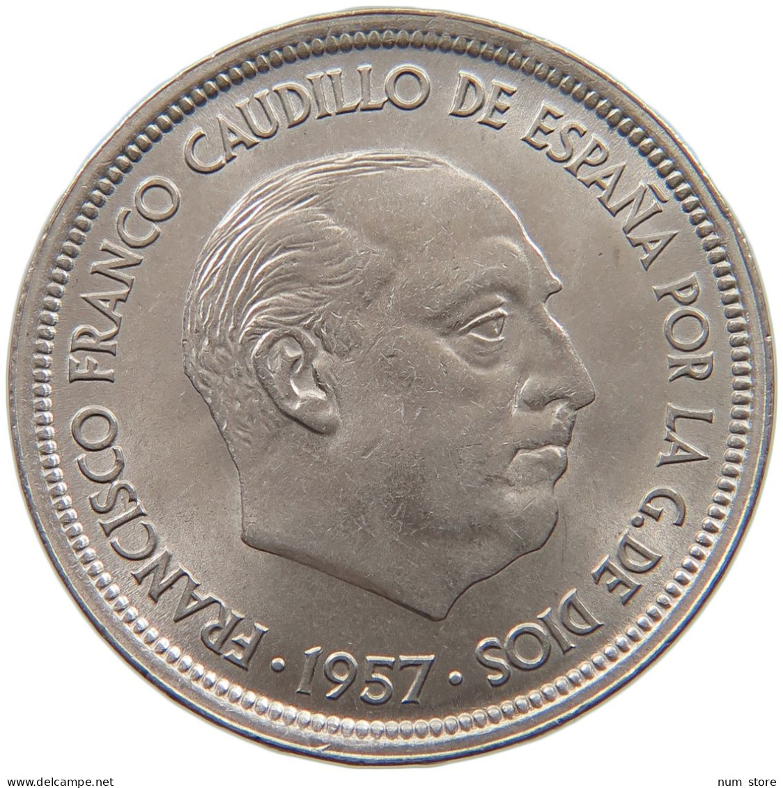 SPAIN 50 PESETAS 1957 58 Francisco Franco 1939-1975 #c077 0257 - 50 Peseta