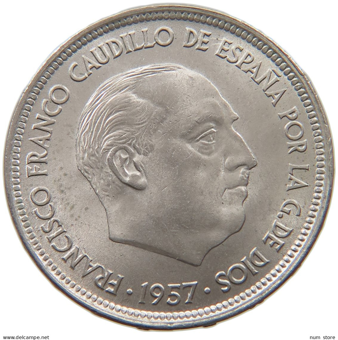 SPAIN 50 PESETAS 1957 58 Francisco Franco 1939-1975 #a042 0483 - 50 Peseta