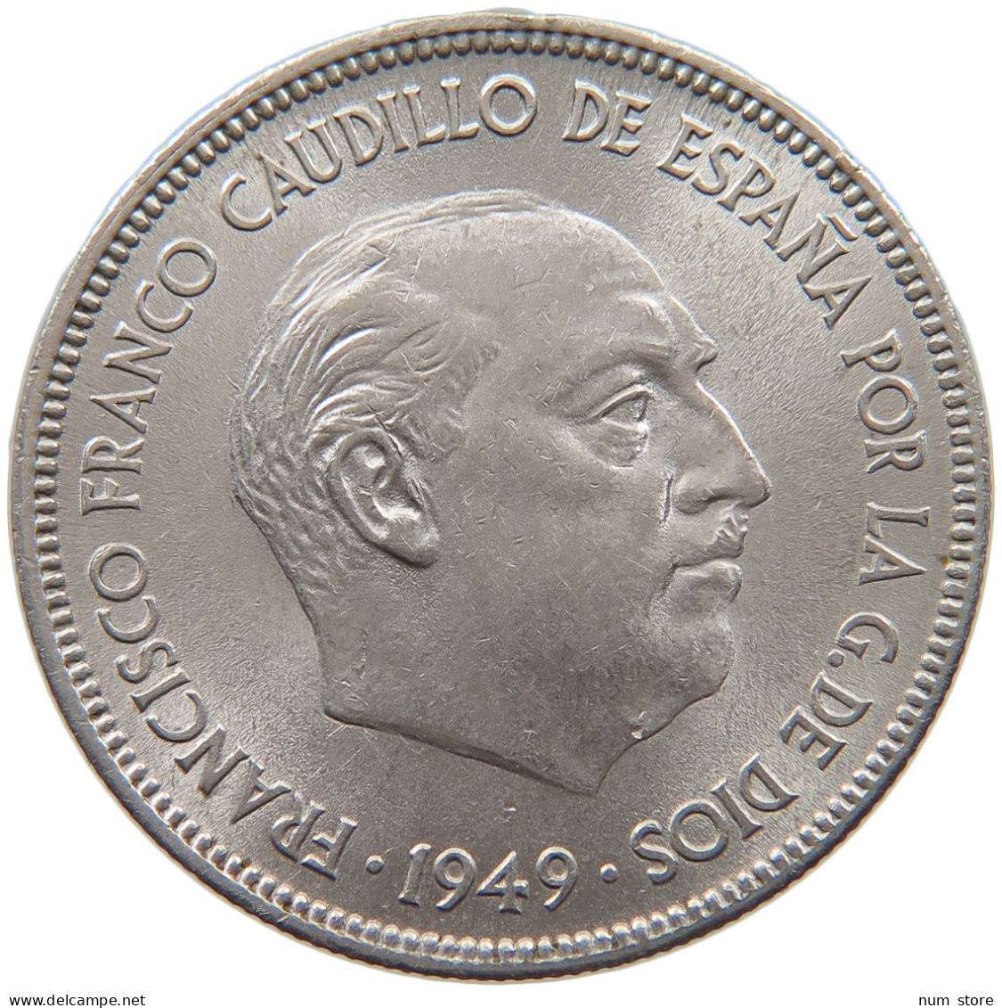 SPAIN 50 PESETAS 1949 50 Francisco Franco 1939-1975 #c077 0213 - 50 Pesetas