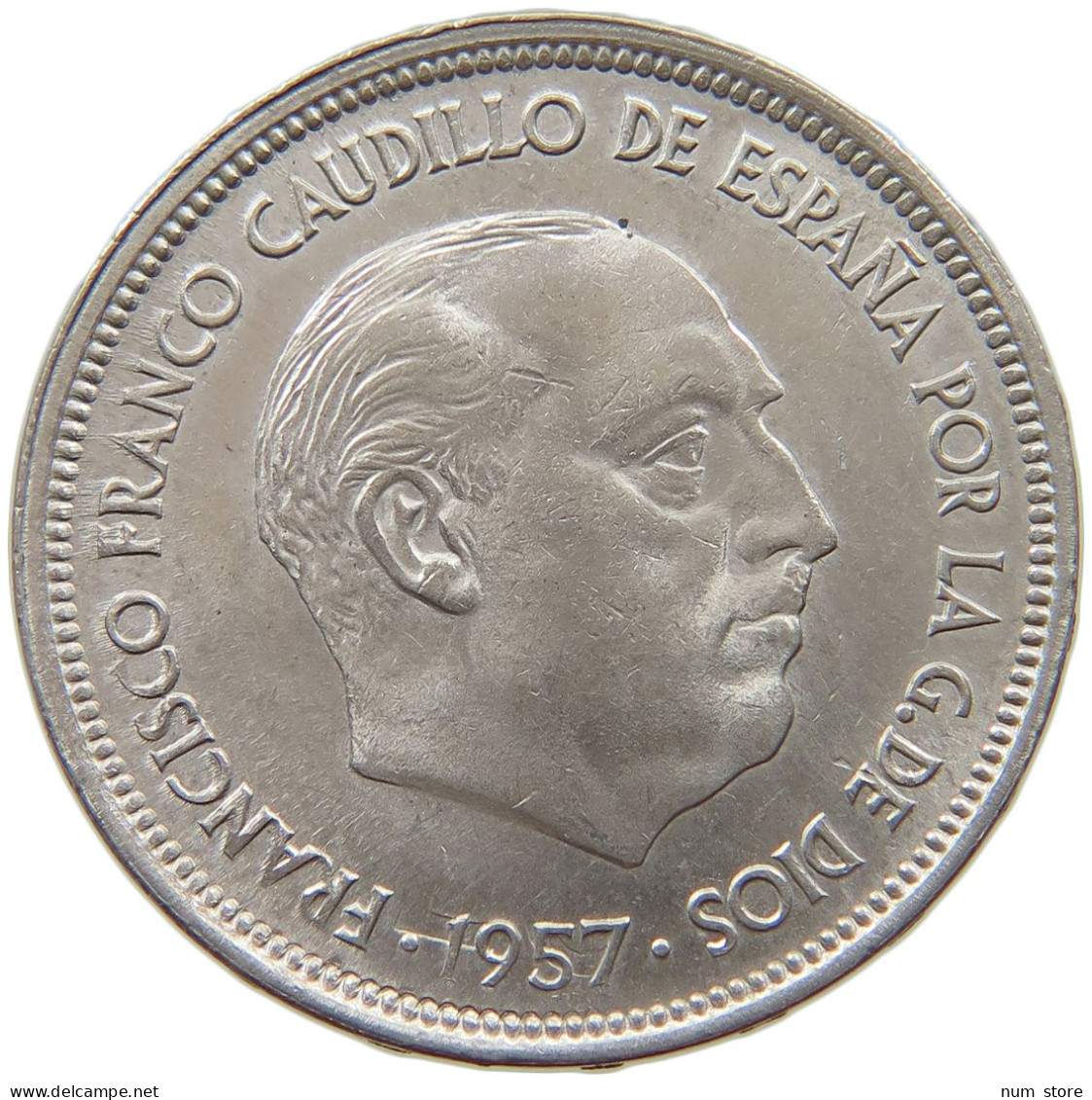 SPAIN 50 PESETAS 1957 58 Francisco Franco 1939-1975 #a013 0783 - 50 Peseta