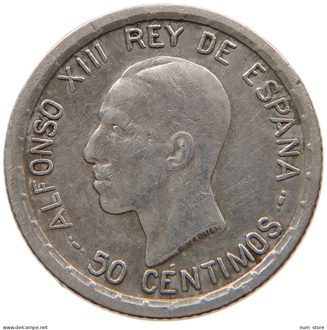 SPAIN 50 CENTIMOS 1926 Alfonso XIII. (1886–1941) #s038 0621 - Other & Unclassified