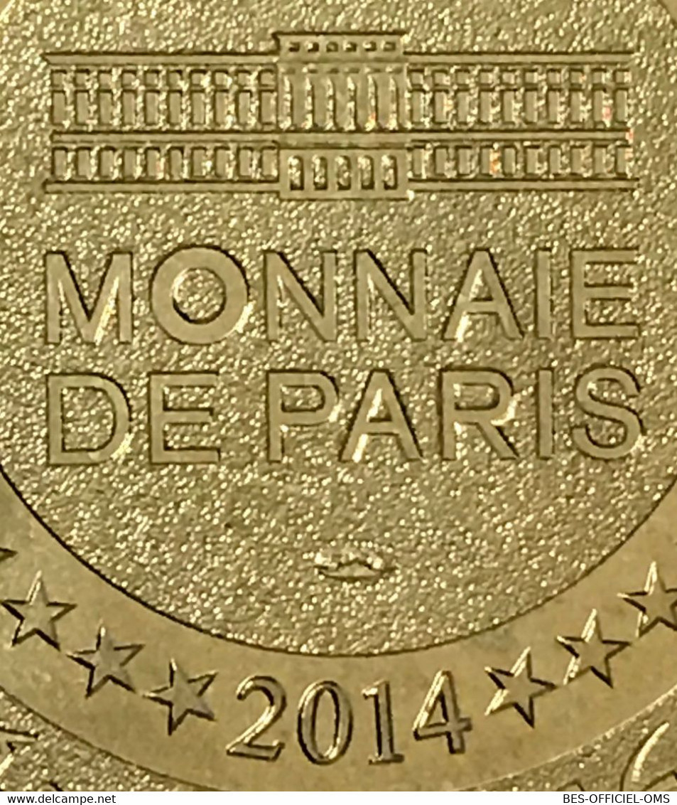 77 DISNEYLAND MICKEY 2014 DISNEY MDP 2014 MÉDAILLE SOUVENIR MONNAIE DE PARIS JETON TOURISTIQUE MEDALS COINS TOKENS - 2014