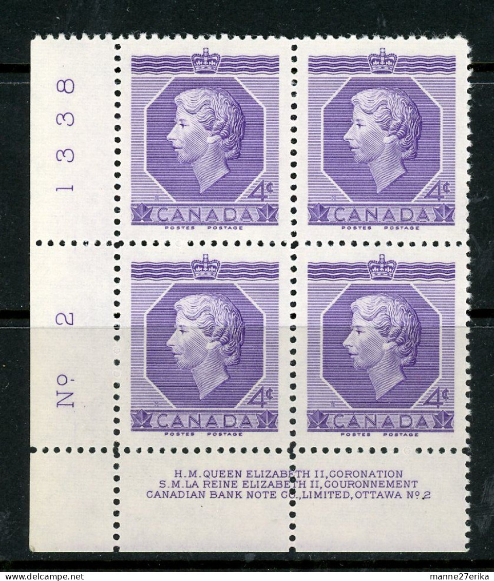 Canada MNH  PB 1953 Queen Elizabeth Coronation - Neufs