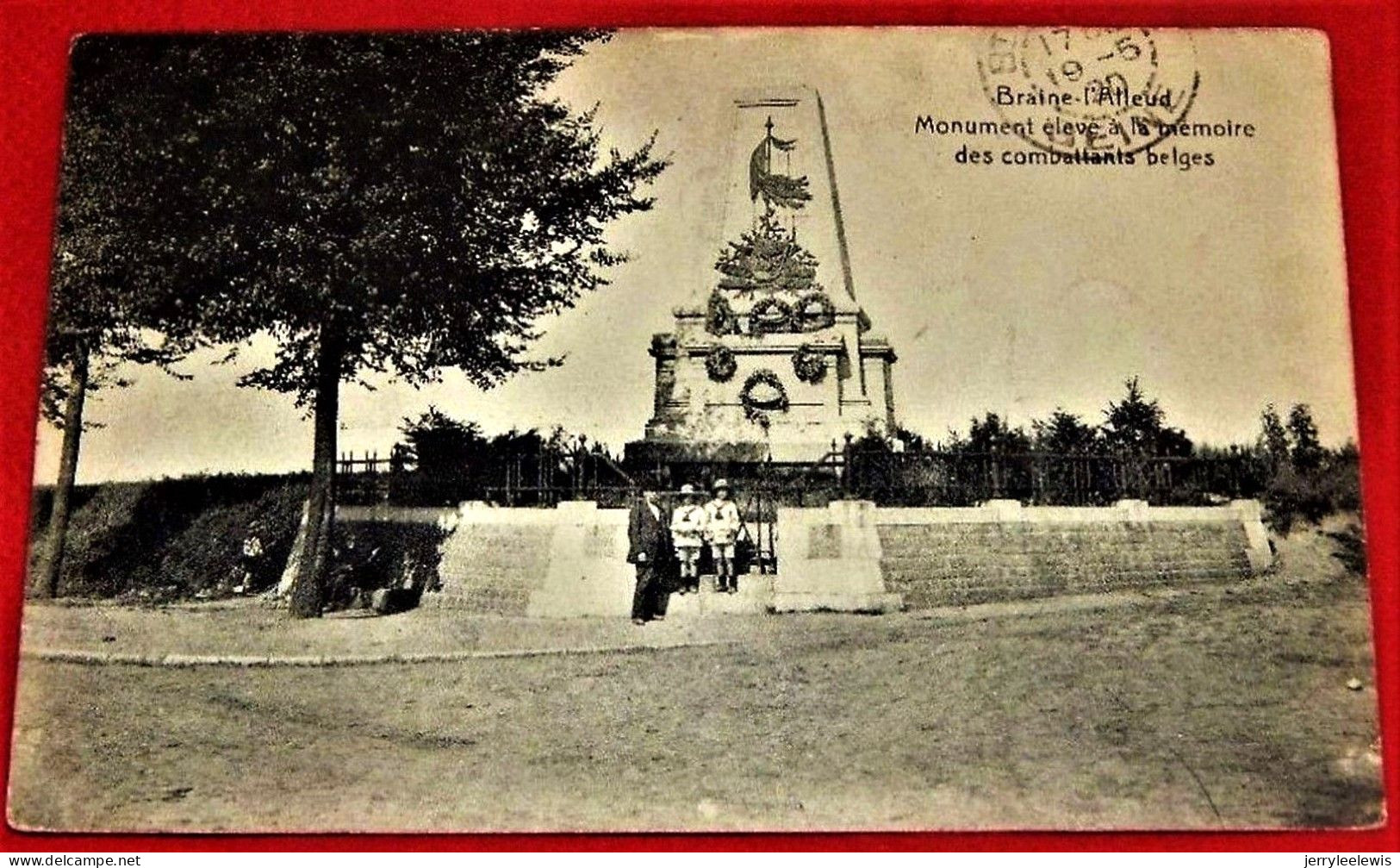 BRAINE L'ALLEUD  -  Monument élevé à La Mémoire Des Combattants Belges -  1920   - - Braine-l'Alleud