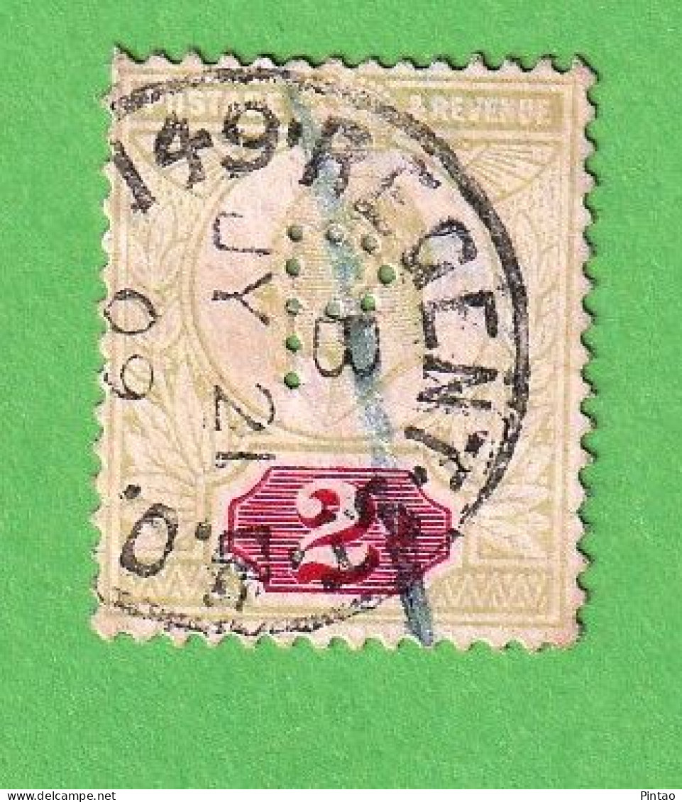 GBT1588- GRÃ-BRETANHA 1887_ 92- USD_ PERFURADO_ CV= $13,50 (SCOTT 2017) - Used Stamps