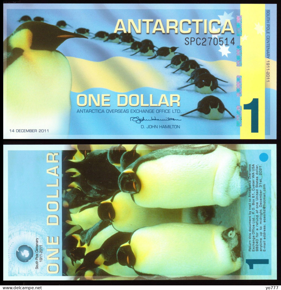 PM ANTARTCTICA PAPER MONEY UNC - Otros – América