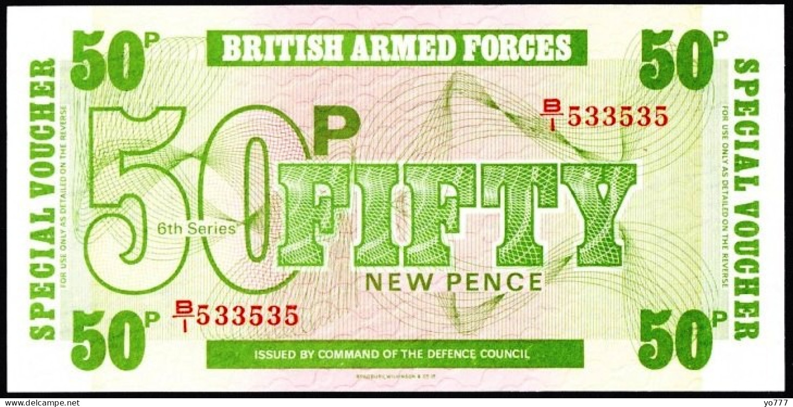 PM BRITISH ARMED FORCES PAPER MONEY UNC - Altri & Non Classificati