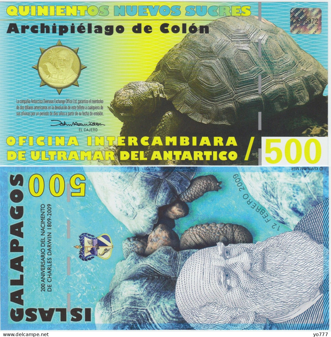PM GALAPAGOS ISLANDS PAPER MONEY UNC - Otros – Oceanía