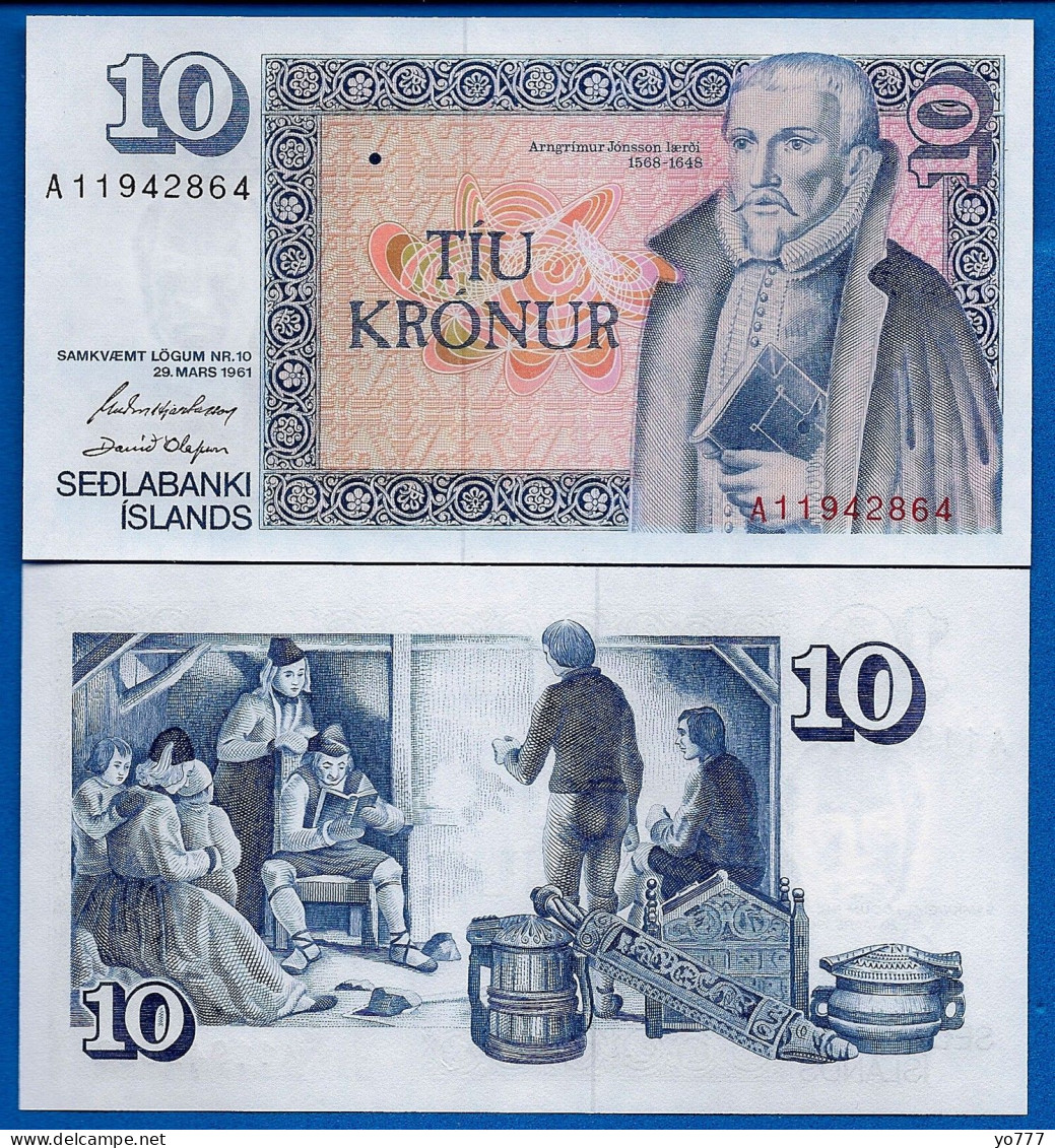 PM ICELAND PAPER MONEY P-48 UNC - Islande