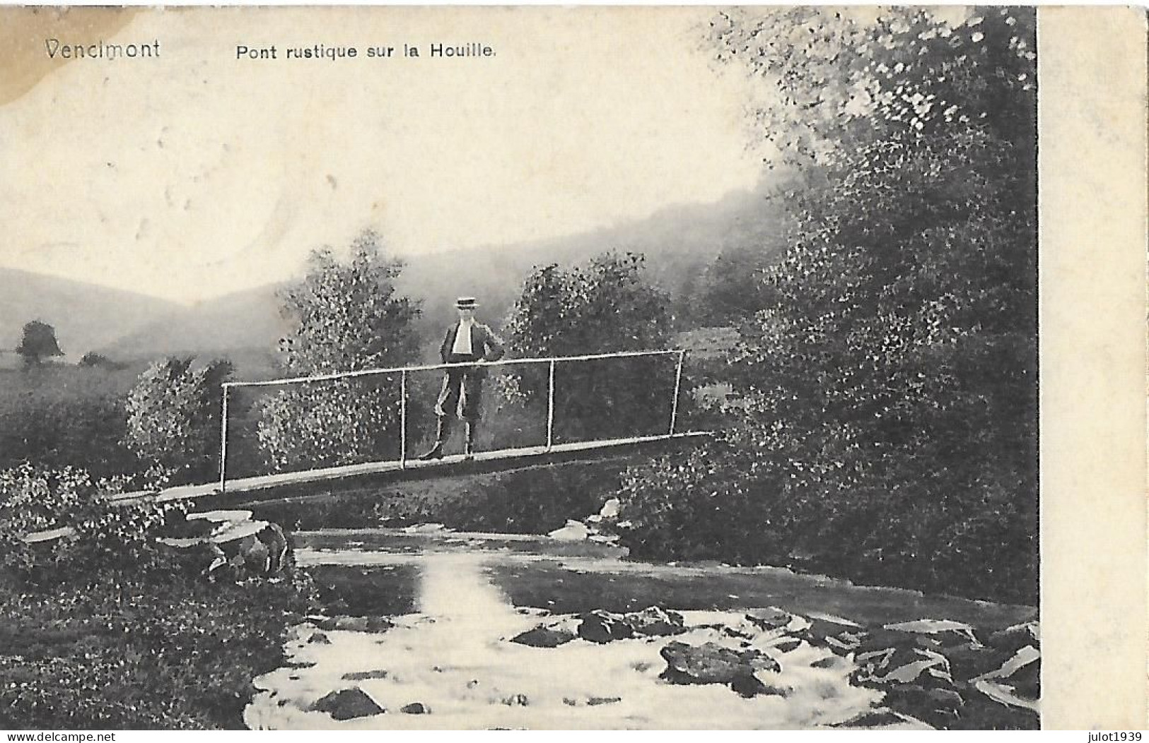 Julot1939 .... VENCIMONT . GEDINNE ..-- PONT Sur La HOUILLE . 1911 Vers BOGNY . - Gedinne