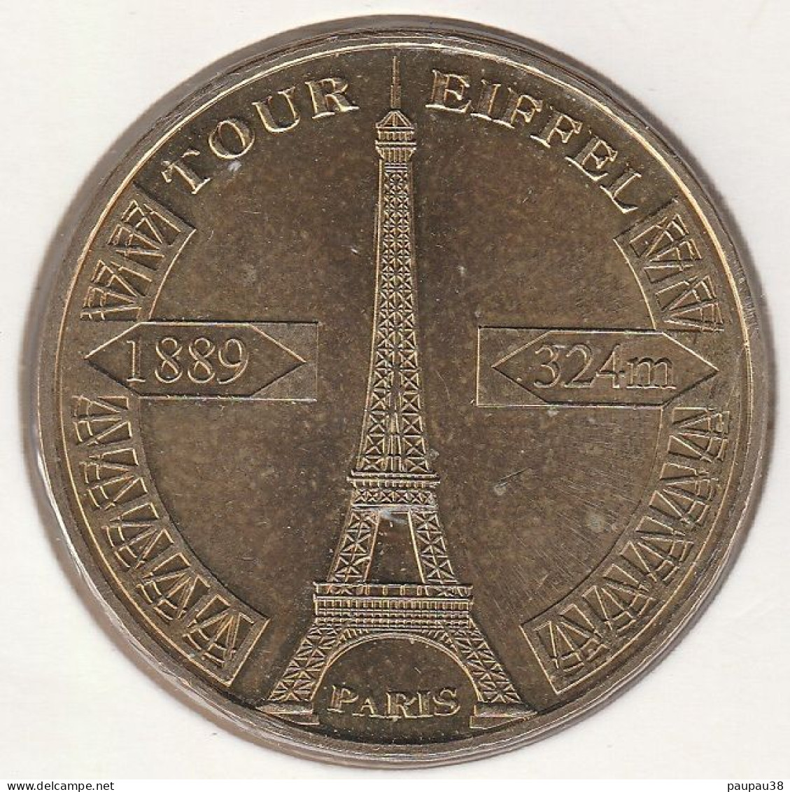 MONNAIE DE PARIS 2008 - 75 PARIS Tour Eiffel - 1889  324m - 2008