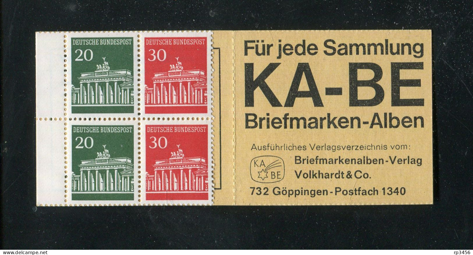 "BUNDESREPUBLIK DEUTSCHLAND" 1968, Markenheftchen Mi. 14c ** (1670) - 1951-1970