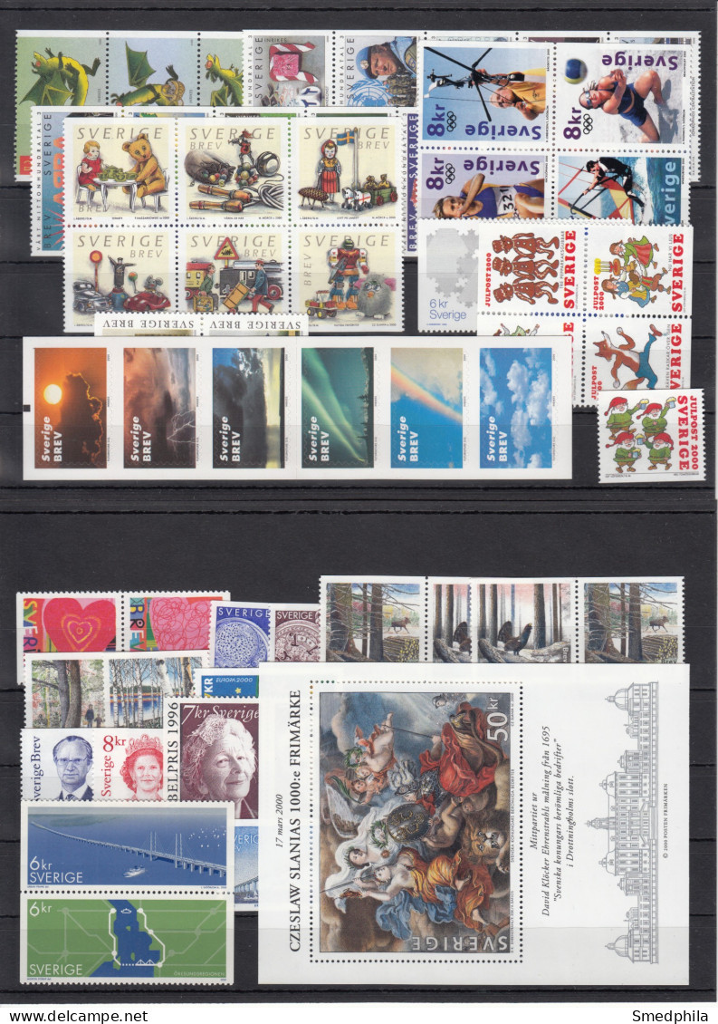 Sweden 2000 - Full Year MNH ** - Années Complètes