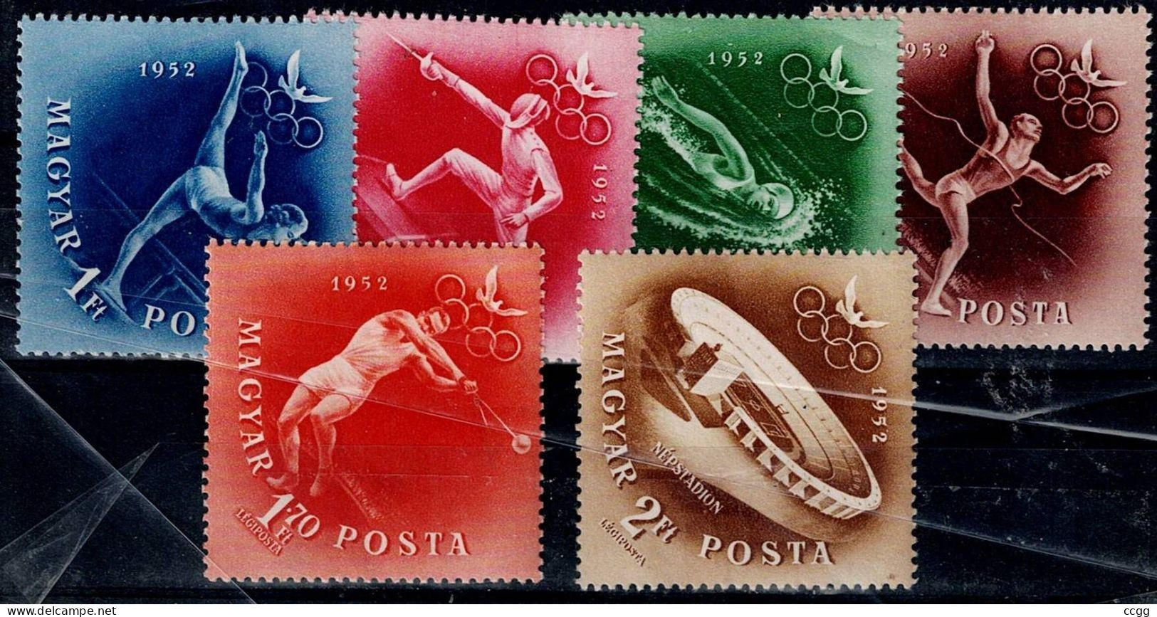 Olympic Games 1952 , Hongarije - Zegels Postfris - Sommer 1948: London