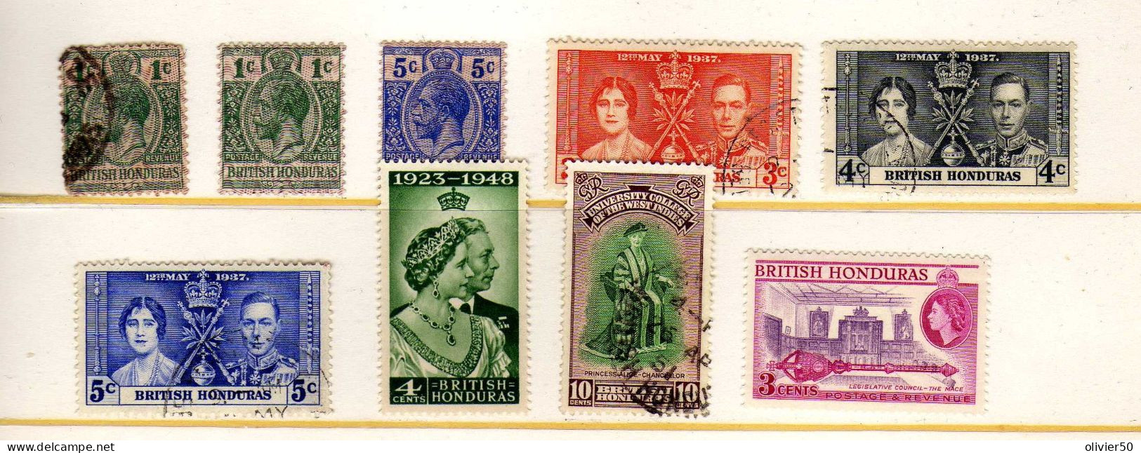 Honduras Britannique - George V  - George VI - Oblit Et Neufs* - Honduras Británica (...-1970)