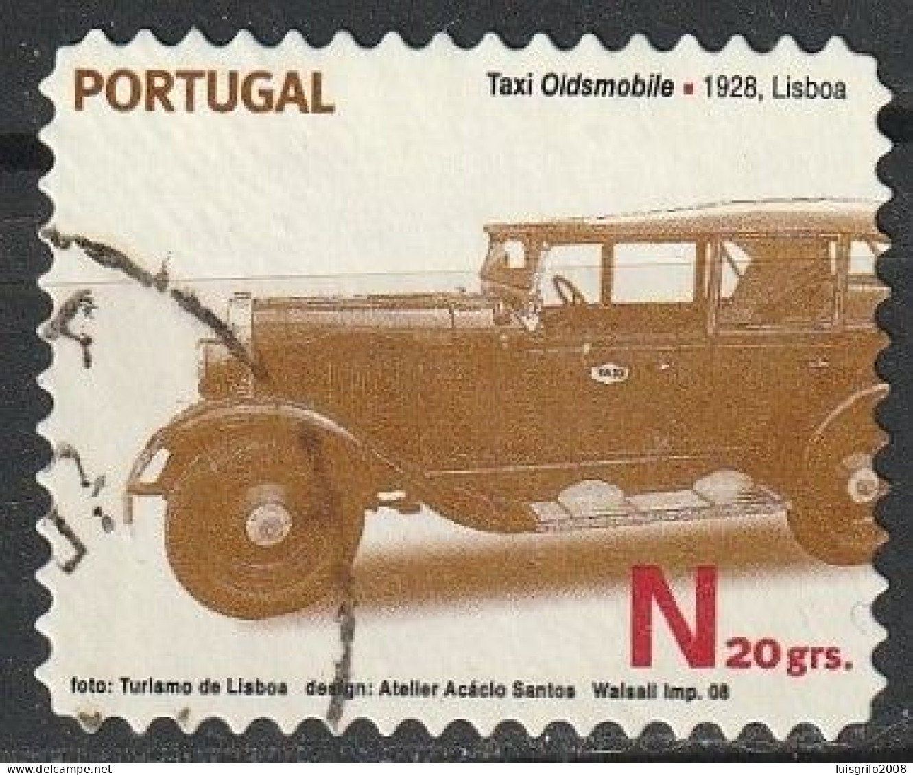 Portugal, 2008 - Transportes Colectivos, N20grs. -|- Mundifil - 3697 - Oblitérés