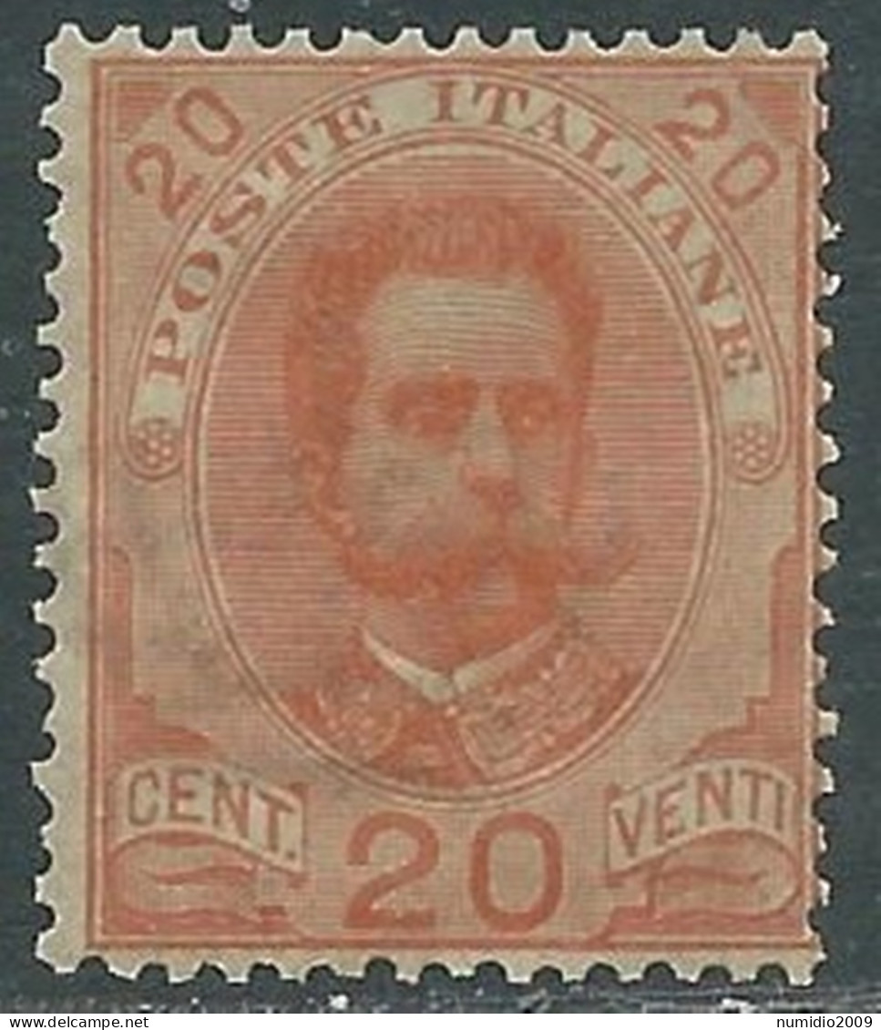 1891-96 REGNO UMBERTO I 20 CENT MNH ** - RB6-3 - Nuovi