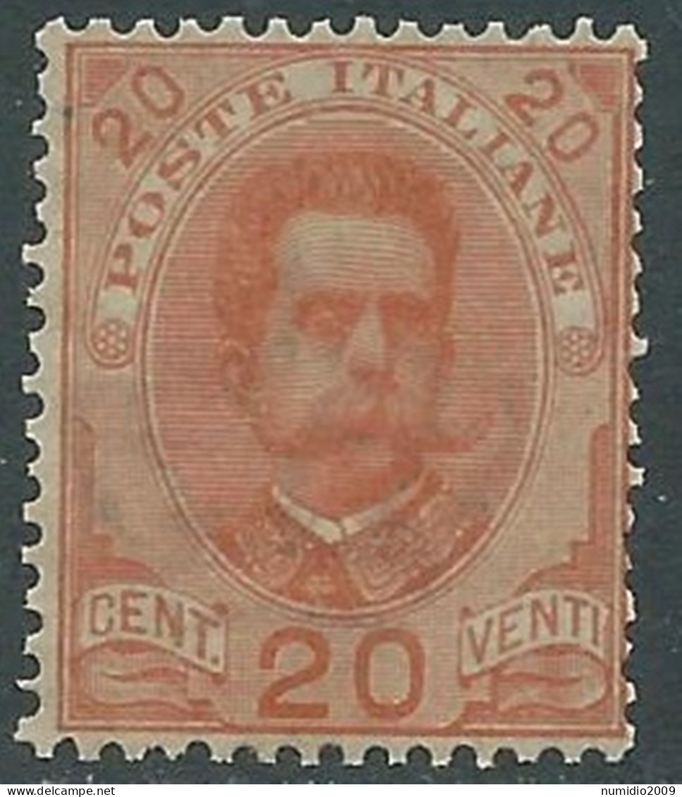 1891-96 REGNO UMBERTO I 20 CENT MNH ** - RB6-6 - Neufs