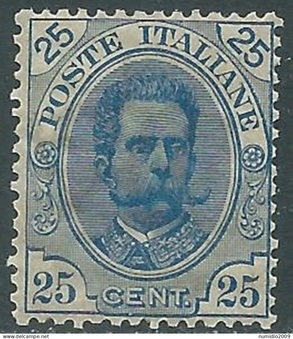 1891-96 REGNO UMBERTO I 25 CENT MNH ** - RB6-5 - Neufs