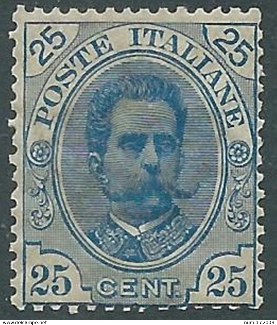 1891-96 REGNO UMBERTO I 25 CENT MNH ** - RB8-2 - Neufs