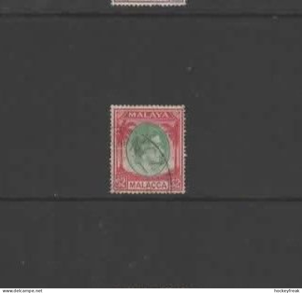 Malayan States - Malacca 1949 - $2 Green & Scarlet SG16 FU Cat £38 SG2023 - Perak