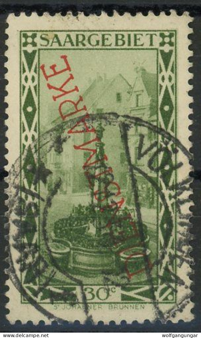 SAAR DIENSTMARKEN 1929/1934 Michel Nummer 26 Gestempelt - Dienstmarken