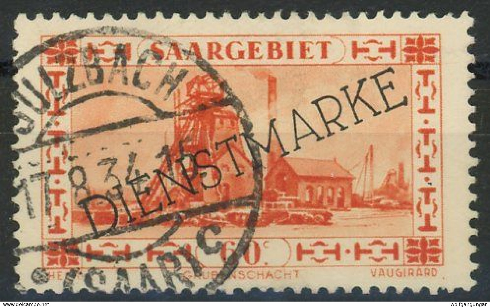 SAAR DIENSTMARKEN 1929/1934 Michel Nummer 29 Gestempelt - Dienstmarken