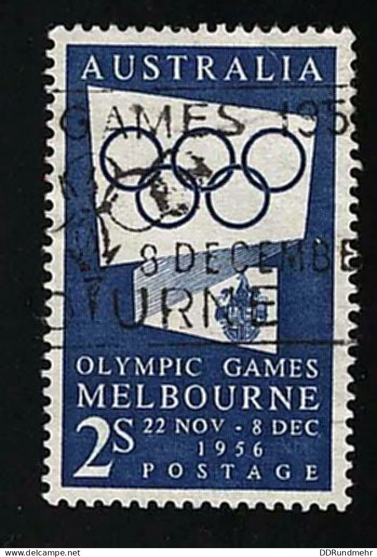 1954 Olympic Games  Michel AU 250 Stamp Number AU 277 Yvert Et Tellier AU 215 Stanley Gibbons AU 280 Used - Gebruikt