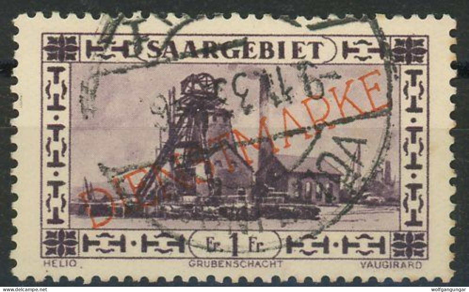 SAAR DIENSTMARKEN 1929/1934 Michel Nummer 31 Gestempelt - Dienstmarken