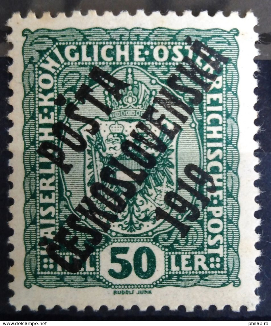 TCHECOSLOVAQUIE                          N° 53                               NEUF** - Unused Stamps