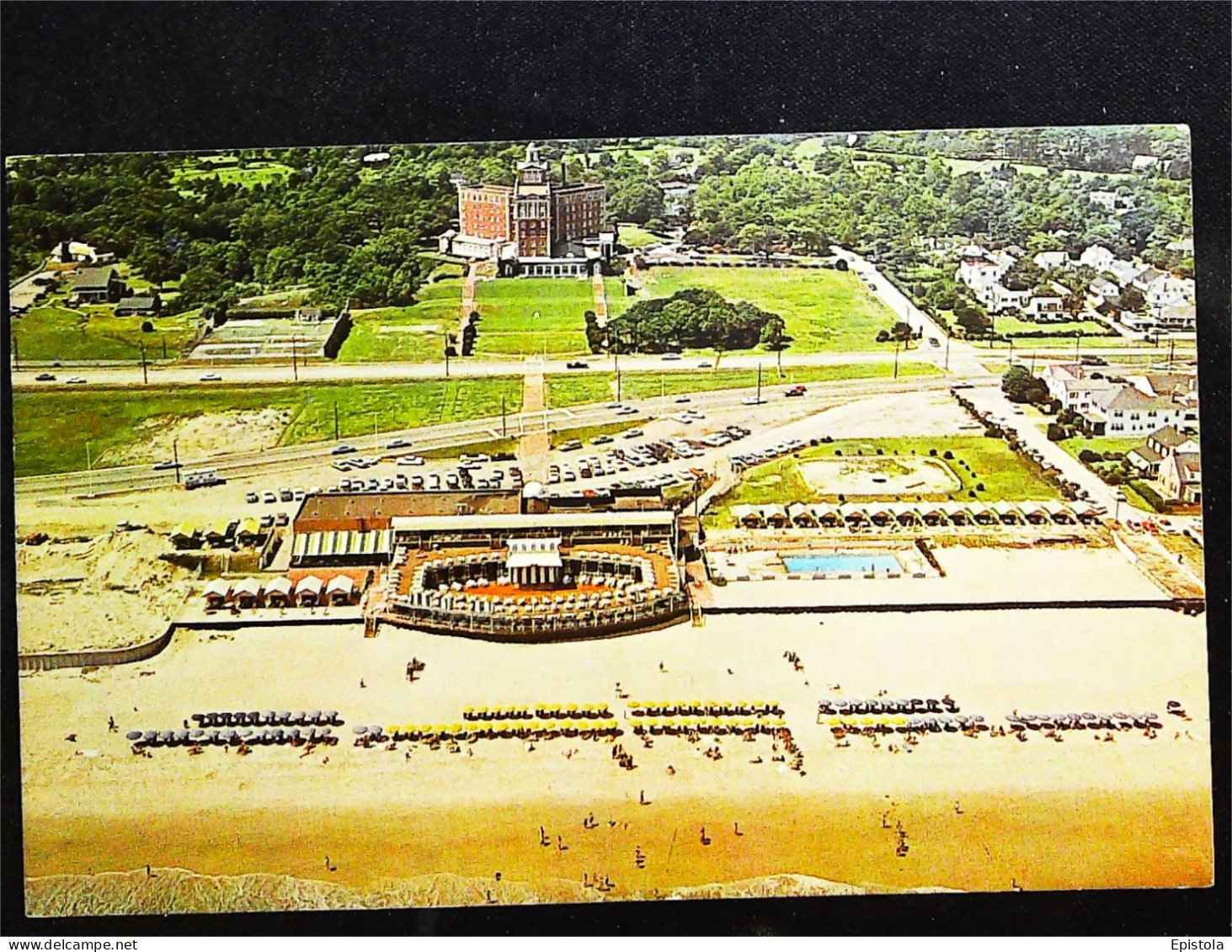 ► Cavalier Beach & Cabana Club Aerial View   1950s , Virginia Beach - Virginia Beach