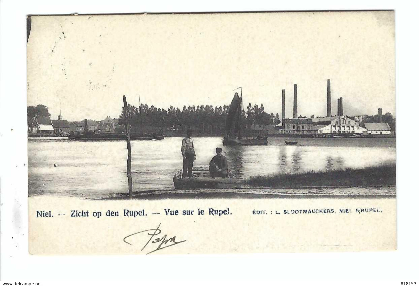 Niel  - Zicht Op Den Rupel - Vue Sur Le Rupel - Niel